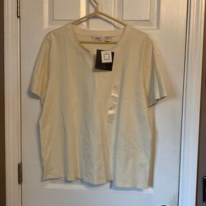 Liz Claiborne Women's Beige Stretch T-Shirt